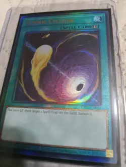 Cosmic Cyclone Prismatic Ultimate Rare (PUR) RA02-EN061 1st Edition Yu Gi Oh - Image 1