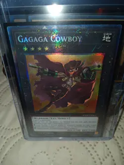 Yugioh Gagaga Cowboy RA04-EN064 1st Ed Prismatic Collector's Rare - Image 3
