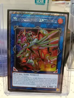 Yu-Gi-Oh - Heavymetalfoes Electrumite - Platinum Secret Rare - RA04-EN292 - Image 1