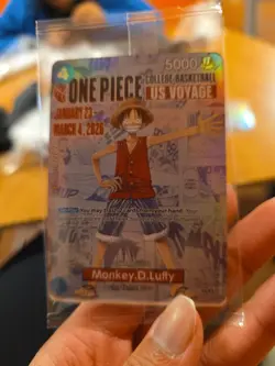 One Piece Monkey D. Luffy U.S College Basketball Card IN HAND - Image 5