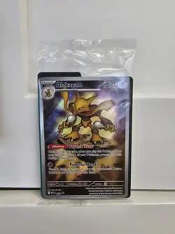SEALED Alakazam MEP 009 Mega Evolutions ETB Black Star Promo Pokemon TCG - Image 1