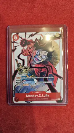 Monkey.D.Luffy - ST01-012 (3rd Anniversary Tournament 3 Brothers Pack) NM - Image 1