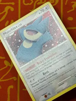 POKEMON TCG MUNCHLAX 69/111 NON HOLO COMMON LIGHT PLAY RISING RIVALS - Image 3