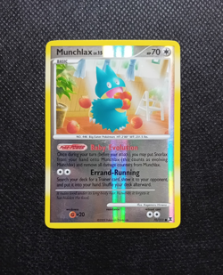 Munchlax 70/111 Platinum Rising Rivals Reverse Holo Pokemon Card - Image 1