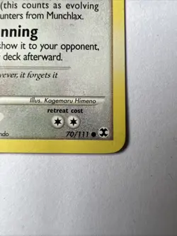 Pokemon Card - Munchlax 70/111 Rising Rivals Non Holo Common - Image 2