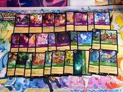 Disney Lorcana Fabled Lot Common+Uncommon+Rare+Super Rare Set of 192 - Image 2