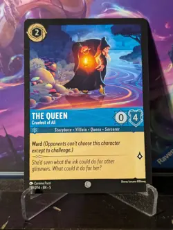 Lorcana NM Shimmering Skies Common The Queen Cruelest of All 139/204 Non Foil - Image 1