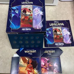 Disney Lorcana The First Chapter Trove Box + Deck Box's (EMPTY) Has Scratches - Image 1