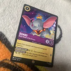 Disney Lorcana TCG DUMBO Ninth Wonder of The Universe Legendary Non Foil 45/204 - Image 4