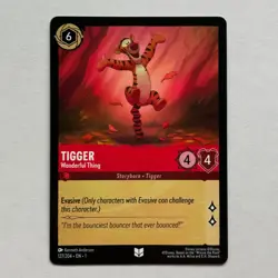 Tigger 127/204 Disney Lorcana The First Chapter Regular Uncommon Card NM - Image 1