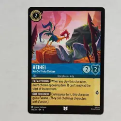 HeiHei 146/204 Disney Lorcana Azurite Sea Regular Uncommon Card NM - Image 1