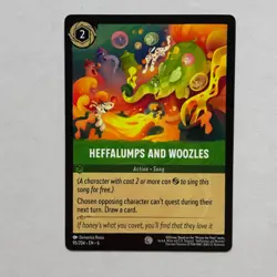 Heffalumps and Woozles 95/204 Disney Lorcana Azurite Sea Regular Common Card NM - Image 1