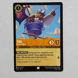 Owl 1/204 Disney Lorcana Azurite Sea Regular Uncommon Card NM - Image 1