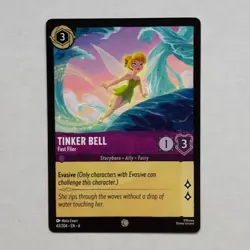 Tinker Bell 43/204 Disney Lorcana Azurite Sea Regular Common Card NM - Image 1