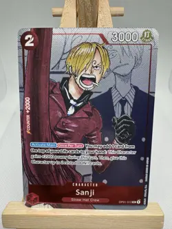 One Piece TCG Sanji OP01-013 Alternate Art Promo 25th Anniversary Collection NM - Image 1