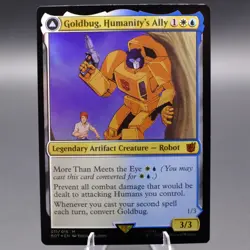 Goldbug, Humanity's Ally Foil 11 BOT Universes Beyond: Transformers NM MTG - Image 1