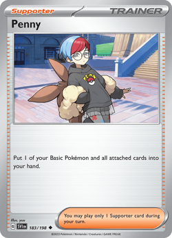Pokemon TCG Penny 183/198 - Uncommon - Scarlet & Violet Base Set NM/M - Image 1