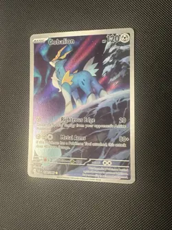 Pokemon TCG Cobalion 144/086 IR Illustration Rare Black Bolt NM Scarlet Violet - Image 2