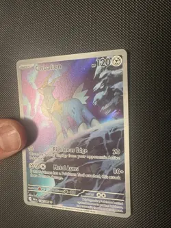 Pokemon TCG Cobalion 144/086 IR Illustration Rare Black Bolt NM Scarlet Violet - Image 3