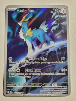 Cobalion 144/086 Black Bolt Illustration Rare Pokemon TCG English - Image 1