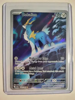 Cobalion 144/086 Black Bolt Illustration Rare Pokemon TCG English - Image 4