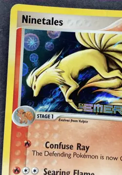 Ninetales 38/106 EX Emerald Stamped Holo Rare 2005 Pokemon TCG - Image 2