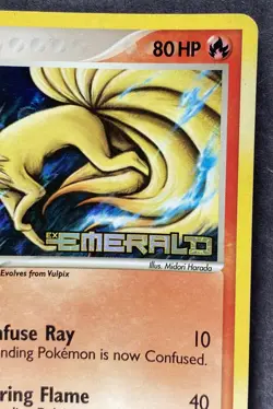 Ninetales 38/106 EX Emerald Stamped Holo Rare 2005 Pokemon TCG - Image 3