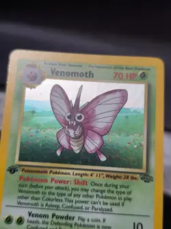 Venomoth 13/64 1st Edition Jungle Set 1999 Pokemon Card Holo Rare - Image 4