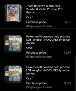 Pokemon Card Lot for kurious_cards (you get what’s in the photos of the listing - Image 1
