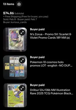 Pokemon Card Lot for kurious_cards (you get what’s in the photos of the listing - Image 2