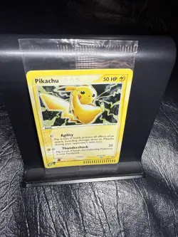 SEALED 2003 POKEMON GAME PIKACHU 12 holo black star promo & Meowth 13 2 CARD LOT - Image 1