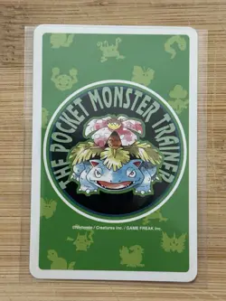 Venomoth Pokemon Green Venusaur Playing Card Nintendo Japanese Anime Vintage - Image 2