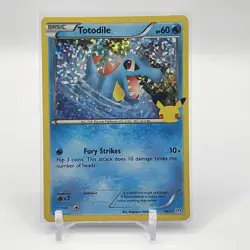 Totodile - 18/25 - Confetti Holo - McDonalds 2021 - Pokemon Card - NM/M - Image 1
