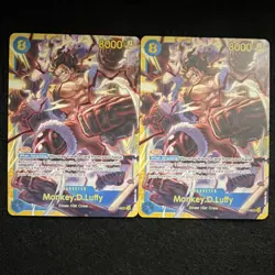 One Piece Card Game Bandai Monkey.D.Luffy OP11-118 SEC Lot 4 Cards Rush - Image 1