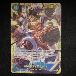 One Piece Card Game Bandai Monkey.D.Luffy OP11-118 SEC Lot 4 Cards Rush - Image 2