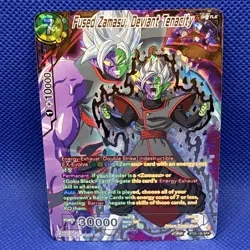Fused Zamasu, Deviant Tenacity BT23-135 SPR Special Rare Gold Dragon Ball Card - Image 2