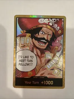 One Piece TCG English OP13 GOLD Don!! Card - Carrying On His Will - Image 1