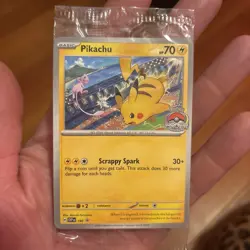 2024 Pokemon TCG World Championships Pikachu Black Star Promo card, SVP 190 - Image 1