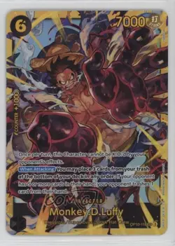 2025 One Piece Card Game: Royal Blood OP10 English SEC Monkey D Luffy #OP10-118 - Image 1