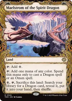 Maelstrom of the Spirit Dragon (Showcase) [Tarkir: Dragonstorm] Foil Near Mint - Image 1