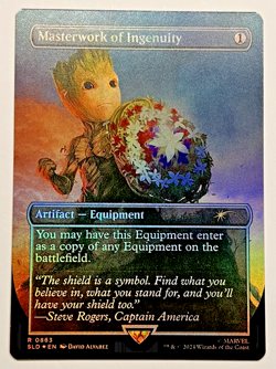 MTG Masterwork of Ingenuity (Rainbow Foil) Marvel's Secret Lair Drop Series MINT - Image 1
