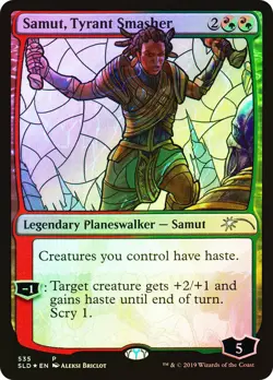 Samut, Tyrant Smasher - Promo FOIL NM - Secret Lair: Stained Glass - Image 1