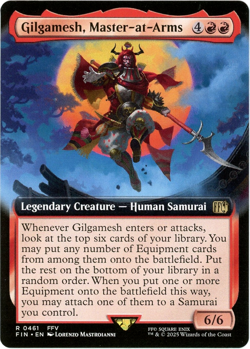 Gilgamesh, Master-at-Arms (Extended Art) - 0461 - Final Fantasy - MTG - Image 1