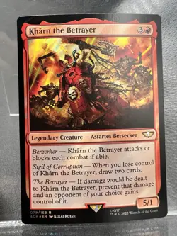 Kharn the Betrayer (Surge Foil) Universes Beyond: Warhammer 40000 Foil - Image 1