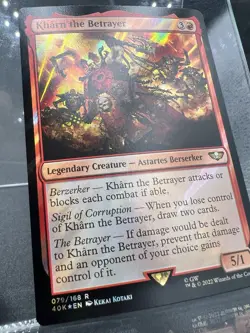 Kharn the Betrayer (Surge Foil) Universes Beyond: Warhammer 40000 Foil - Image 2