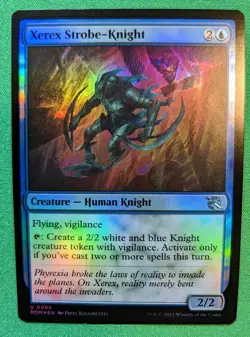 MTG - Xerex Strobe-Knight FOIL - March of the Machine - Pack Fresh!! - Image 1