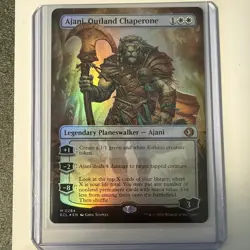 Ajani, Outland Chaperone (Borderless) Lorwyn Eclipsed Foil - Image 1