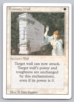 Animate Wall - LP - Revised 3rd Edition - MTG - Image 1