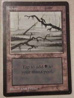 Swamp. Beta edition. Light Play, Excellent condition. Free Shipping - Image 1