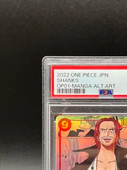 PSA 10 Shanks OP01-120 SEC Comic Parallel Manga Alt Art ONE PIECE Card Japanese - Image 2